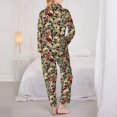 thumbnail image 6 of Wukai Skulls1 Print Women's Pajama Set - Soft Long Sleeve Sleepwear for Comfort and Style-Medium, 6 of 9