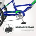thumbnail image 3 of Lilypelle 24/26 inch Adult Tricycle for Women Men Seniors 7-Speed Three Wheel Cruiser Bike Trike with Large Basket, Low Step Through Frame,Exercise Shopping Tricycle Adult (Foldable&Non-foldable), 3 of 14