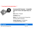 thumbnail image 2 of Accessory Belt Tensioner - Compatible with 2017 Ford E-350 Super Duty 6.2L V8, 2 of 2