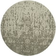 thumbnail image 4 of SAFAVIEH Restoration Vintage Dalton Floral Wool Area Rug, Light Sage/Grey, 6' x 6' Round, 4 of 10