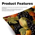 thumbnail image 2 of Thanksgiving Fruits Set of 2 Velvet Throw Pillow Covers Inserts for Bed Pillow, Decorative Pillows - 16x16 18x18 20x20 Inches with Unique Patterns for Various Occasions, 2 of 6