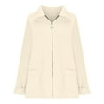 thumbnail image 6 of Ltctricy Women's Plus Size Jackets Casual Long Sleeve Zip up Coat Lightweight Loose Outerwear with Pockets, 6 of 6
