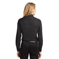 thumbnail image 2 of Port Authority Ladies Long Sleeve Easy Care Shirt-5XL (Black/ Light Stone), 2 of 6