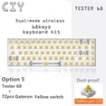 thumbnail image 5 of TESTER68 2-Mode Wireless BT5.0 and 2.4G Mechanical Keyboard Kit Option 5, 5 of 5