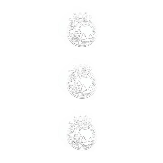 Kearding Plantilla de troqueles de Metal de campana de Navidad, adorno de colección de recortes, plantilla de grabado en relieve, Type1