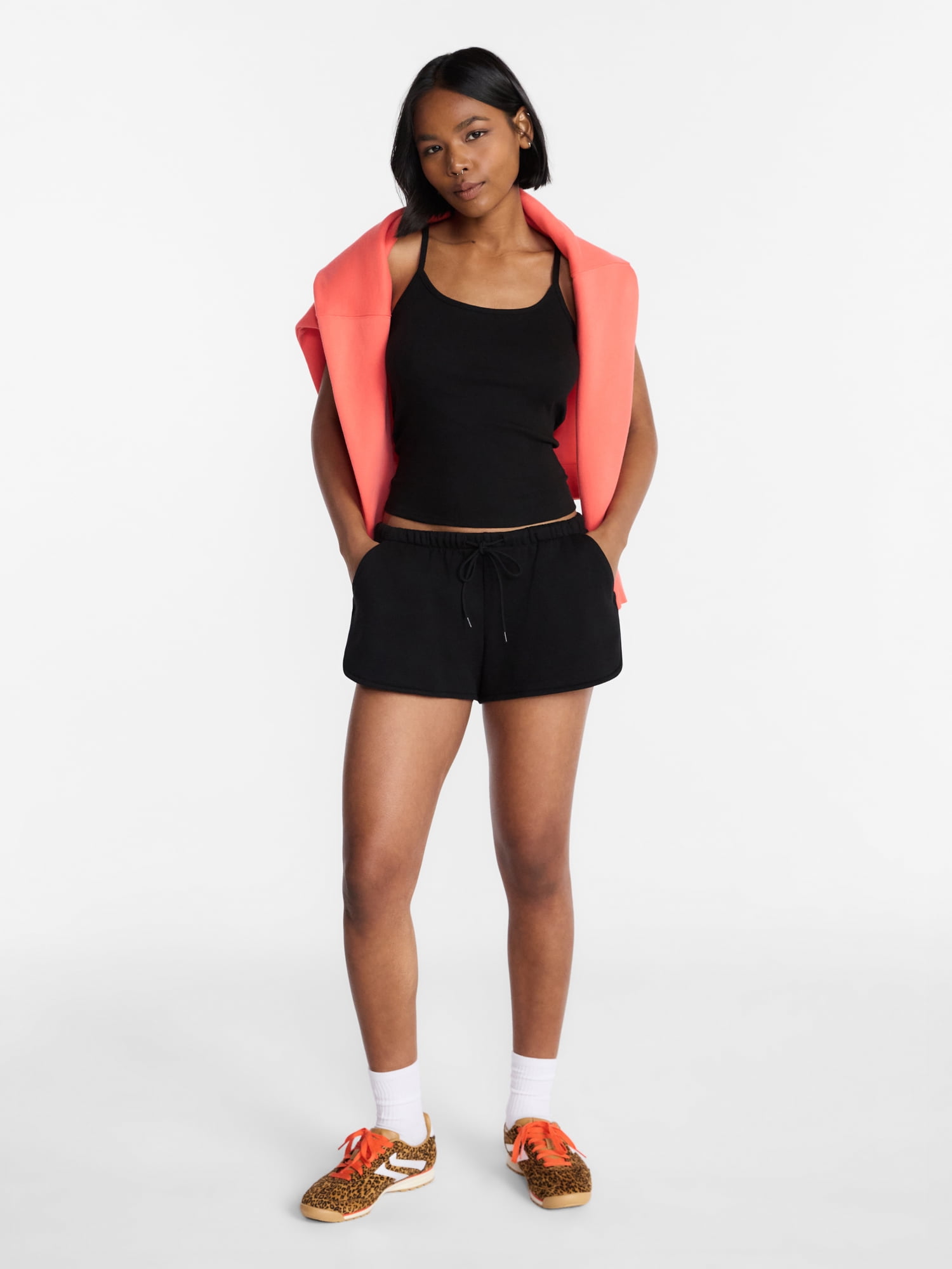 No Boundaries Scoop Neck Cami Top, Women's XXS-XXL