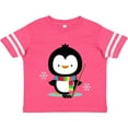 thumbnail image 3 of Inktastic Hockey Christmas Penguin Boys or Girls Toddler T-Shirt, 3 of 5