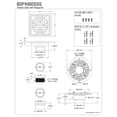 thumbnail image 2 of Kingston BSFK6605SS Watercourse 6-Inch Stainless Steel Square Grid Shower Drain with Flange in Brushed Stainless Steel, 2 of 5