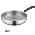 thumbnail image 5 of Billuyoard Sartén doméstica ligera antiadherente para preparar huevos fácilmente Sartén de acero inoxidable gruesa Cocina y Comedor 28cm, 5 of 5