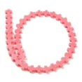 thumbnail image 2 of Coral Beads Strands Dyed Pink 7.5~8.5x8~9x3~3.5mm Hole: 1mm about 40pcs/strand 12.5 inch~12.7 inch(31.8~32.3cm), 2 of 3