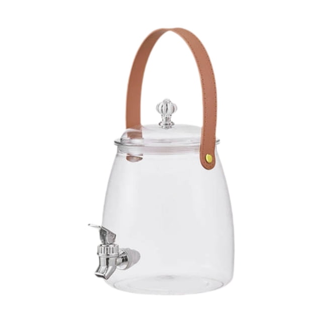 Dispensador de bebidas heladas, jarra de jugo con grifo, contenedor versátil, cebo de tetera de fruta de jarra de agua fría para acampar del hotel 9l