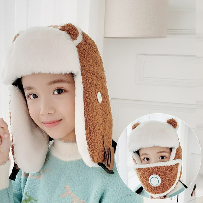 Toddler Winter Headwear HoneyHu Outdoor Trooper Hat Trapper Hat - Main Image