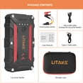 thumbnail image 5 of DSstyles Portable Jump Starter Battery Pack, 12V 1500 Amp Motorcycle Car Emergency Battery Booster Pack, Up to 8L Gas and 6L Diesel Engines, 16000mAh Powerbank Charger, QC 3.0, LED Light, Waterproof, 5 of 7