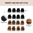 thumbnail image 5 of Kitsch Small Hair Clips for Adults, 16 Pcs, Tortoise & Black, 5 of 16