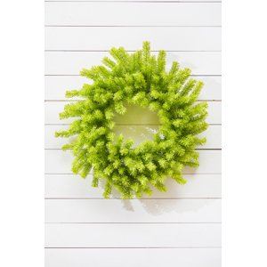 30 Lime Green Wreath