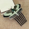 thumbnail image 5 of Classic Titanic Heroine Rose Butterfly Comb Replica Hairpin Hair Accessory, 5 of 5