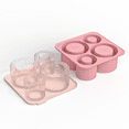thumbnail image 6 of Ice Cube Tray for Tumbler 4 Pcs Silicone Hollow Cylinder Ice Mold with Lid and Bin for Freezer, Ice Drink, Juice, Whiskey, Cocktail, 20oz, 30oz, 40oz, 6 of 8