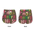 thumbnail image 3 of Balery Ho Ho Ho Merry Christmas Pantalones cortos deportivos para mujer con forro y dos bolsillos, elásticos, para entrenamiento, gimnasio, yoga-Medium, 3 of 7