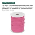 thumbnail image 3 of Uxcell Cinta de Sesgo de Doble Pliegue de 1" Cinta de Sesgo Continua a Granel para Coser Costuras Rojo Rosa 25 Yardas, 3 of 7