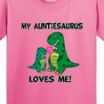 thumbnail image 4 of Inktastic My Auntiesaurus Loves Me Youth T-Shirt, 4 of 5