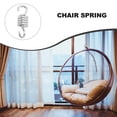 thumbnail image 3 of SOPOTUTU 3Pcs Silver Metal Hammock Chair Spring Set for Indoor and Outdoor Hanging Use, 3 of 8