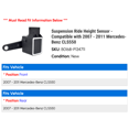 thumbnail image 2 of Suspension Ride Height Sensor - Compatible with 2007 - 2011 Mercedes-Benz CLS550 2008 2009 2010, 2 of 2