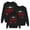 Black2, variant on Family Christmas Sweatshirts Mom Dad Kids Long Sleeve Fleece Tops Xmas Print Crewneck Pullover Top S-XXL,Black