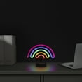 thumbnail image 4 of Northlight LED Rainbow Neon Table Light - 8" - Multicolor, 4 of 7