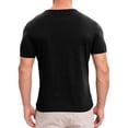thumbnail image 4 of pstuiky Camisas casuales de manga corta para hombre, Camisa casual de manga corta para hombre, estilo bolos vintage, estilo playero cubano, con botones, para verano camisas casuales para hombre s, 4 of 6