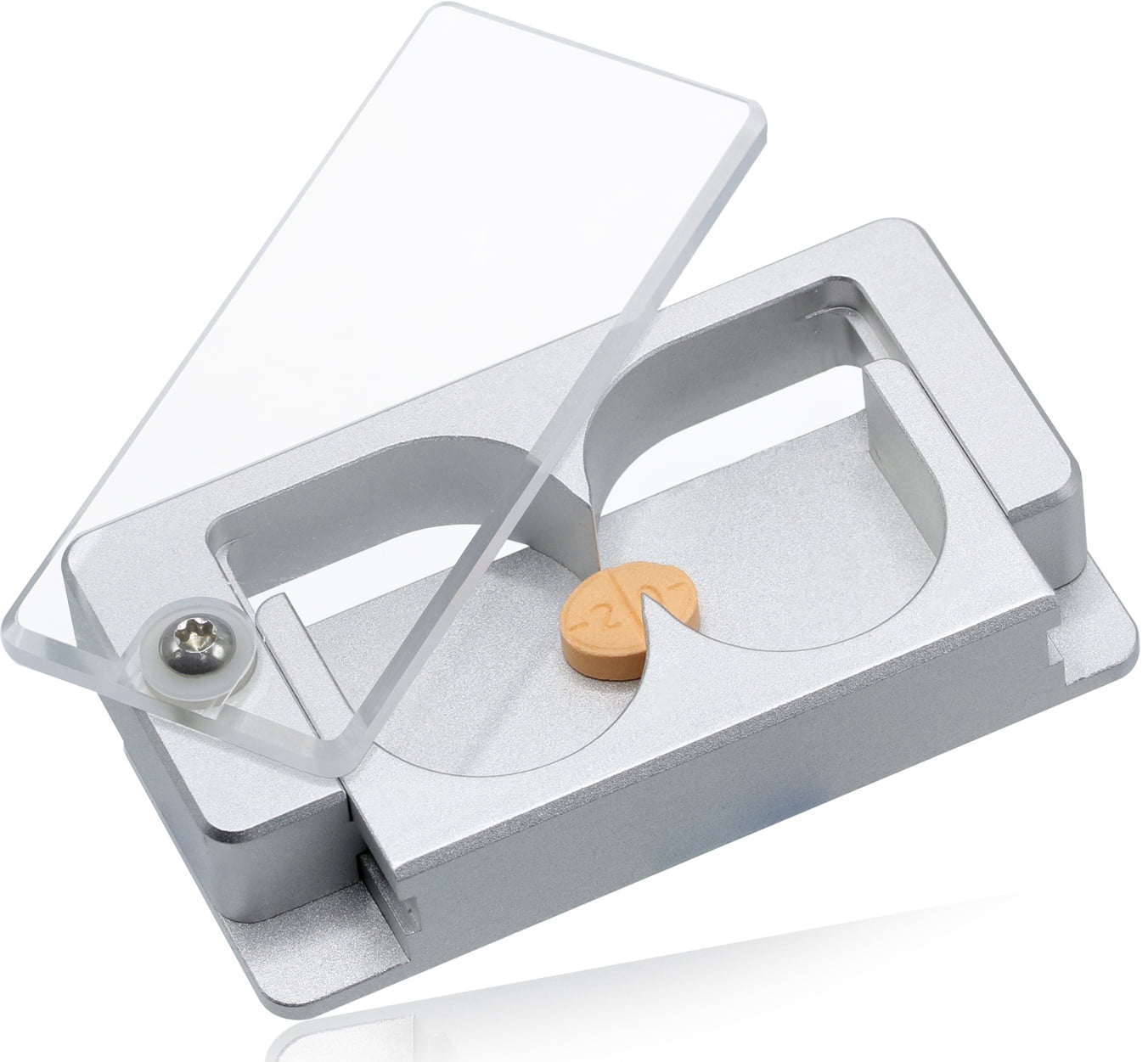 EqualSplit Pill Splitter, Double Blade Design, Crafted from Medical