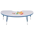 thumbnail image 2 of Kidney Activity Table - 48" X 72", E-height - Freckled Gray/Blue/Gray, 2 of 2