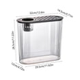 thumbnail image 4 of Sentmoon Aquarium pour Poissons Petit Aquarium Bol pour Poissons Rouges Bac à Poissons pour Poissons Rouges Aquarium en Plastique Déco Maison Bac à Poissons Transparent pour Bureau Convient aux Plaques de Table Ornements pour Salon Chambre, 4 of 7