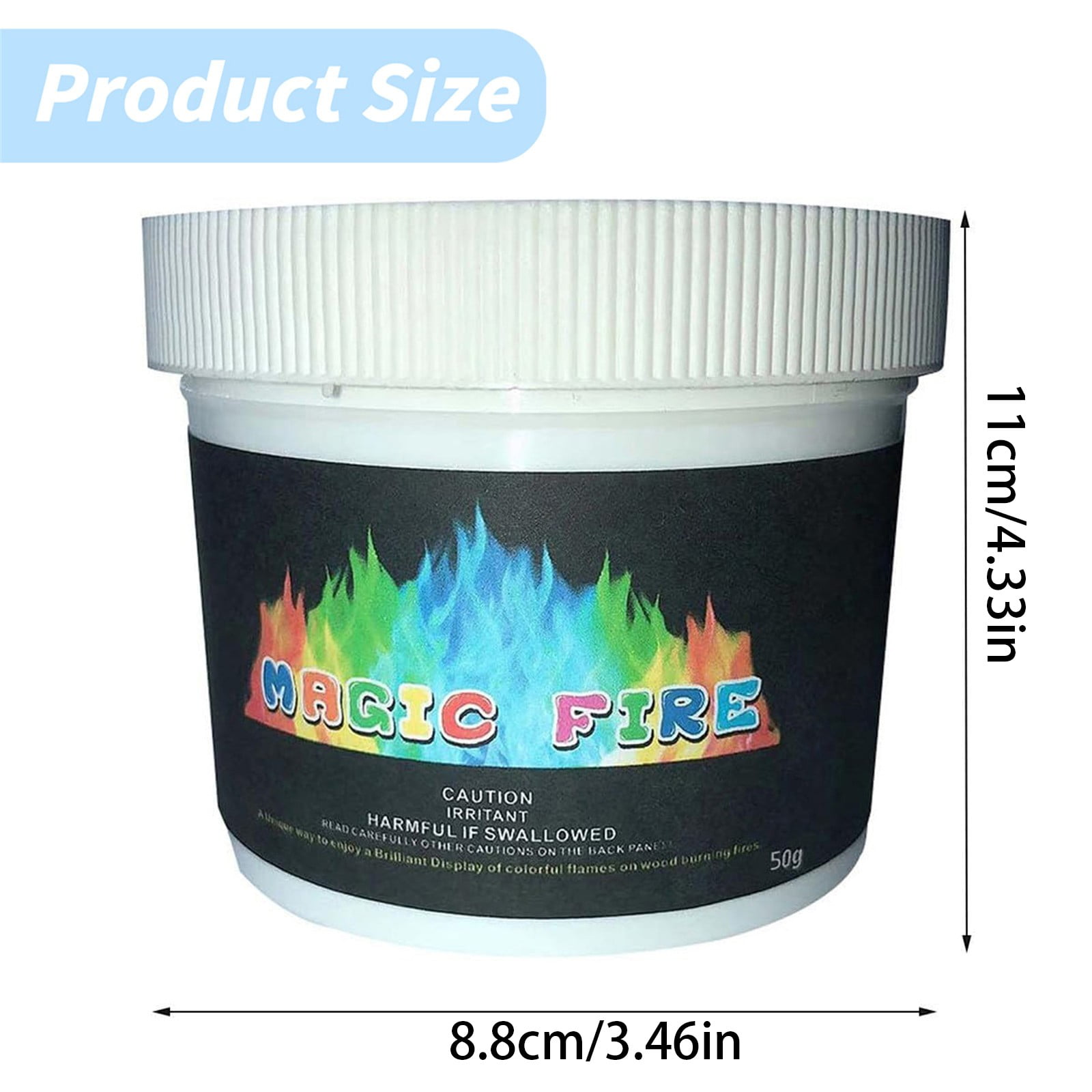 Cooking Utensils 1*Colored Flame Powder Magical Colourful Flame Powder Fire Outdoor Fireplaces Flame Color Changer Party Beach Bonfire Festival Flame Color Changing Tool for Halloween