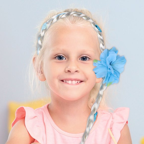 unbranded Fake Braid Hair Hair Accessories For Kids Durable Use 1Set