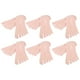 thumbnail image 1 of Unique Bargains Toe Socks Transpirable Split Toe Calcetines de compresión Antideslizante Rosa 6 pares Nylon, 1 of 1