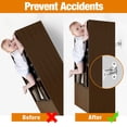 thumbnail image 2 of Anclajes para muebles Ougourim, paquete de 10 correas de seguridad antivuelco, 2 of 8
