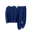 thumbnail image 2 of MINTREUS Womens Christmas Fannel Fuzzy Pajamas - Plush Fleece Set with Pockets | Holiday Gift & Toasty Loungewear, 2 of 6