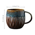 thumbnail image 3 of AUNVITO Ceramic 600ml Large Capacity Breakfast Cup, Rustic Style Coffee Mug, High-Quality Morning Beverage Holder, 3 of 6