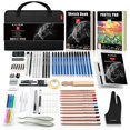 thumbnail image 1 of Art Set KALOUR, kit de dibujo y bocetos, 95 piezas, con colores pastel, 1 of 8