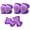 Purple, variant on YIFAEUX 1 Set Knee Pads Adjustable Ultralight Shock Absorbing Impact Resistant Children Elbow Guards Sports Protective Gear Set