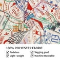 thumbnail image 5 of Balery Passport Stamp Pattern Tapestry 60x51 Inches - Large Wall Hanging Tapestry for Bedroom, Living Room, Dorm Decor - Artistic and Aesthetic Room Decor, 5 of 9