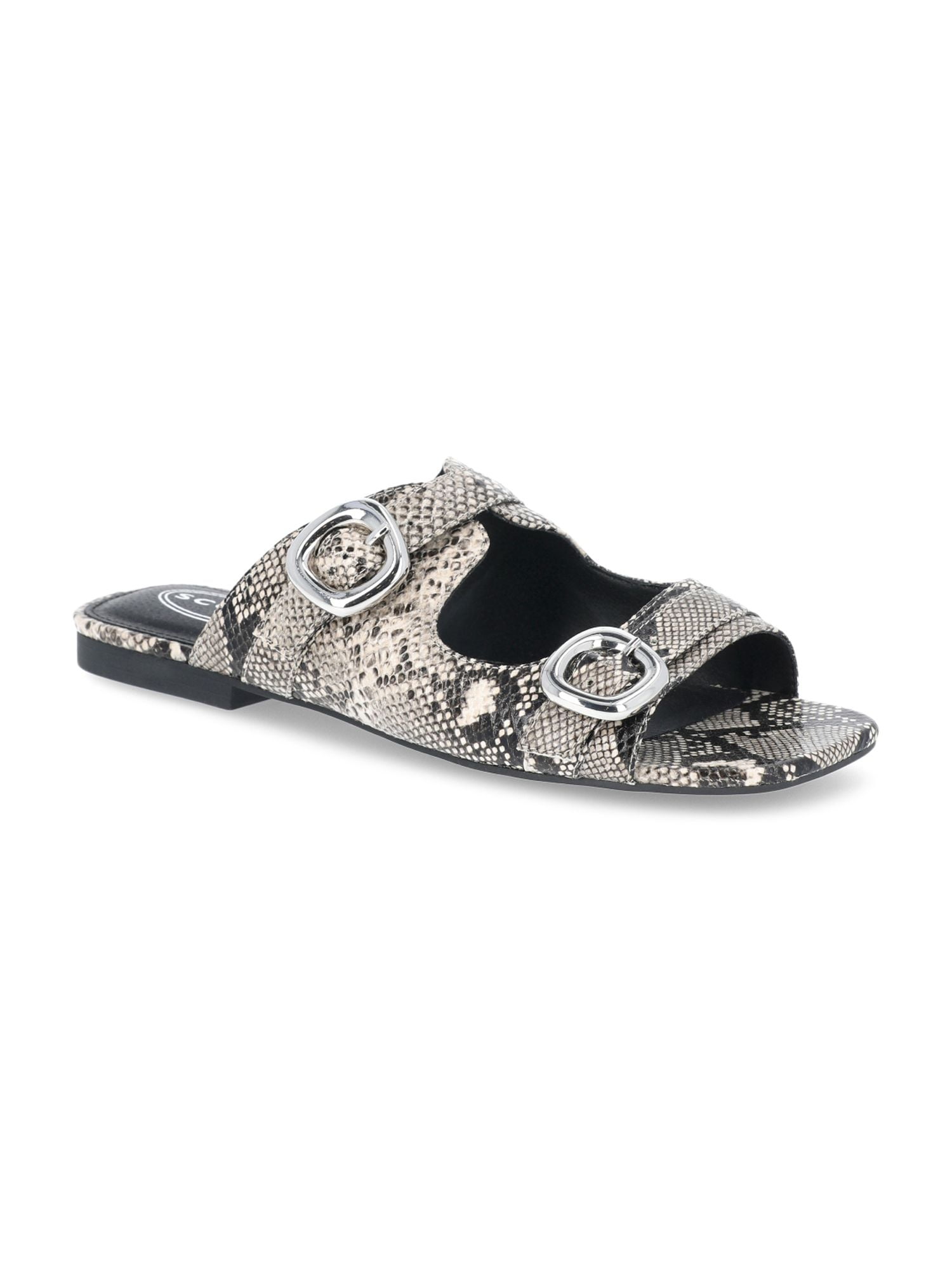 Scoop Women's Flat Slide Buckle Sandals