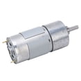 thumbnail image 3 of DC Geared Motor, Speed Reduction Geared Motor 66RPM Alloy Steel Housing 12V  For Automation Equipment, 3 of 8