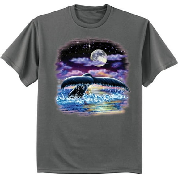 Ocean Marine Life Gifts Tee Shirt Whale Tail Sunset