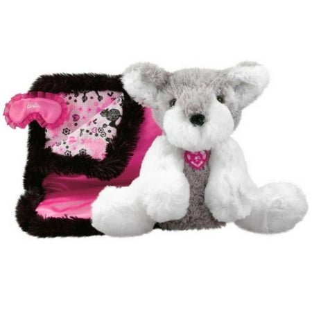 Barbie Sleepover Party Pups Grey and White