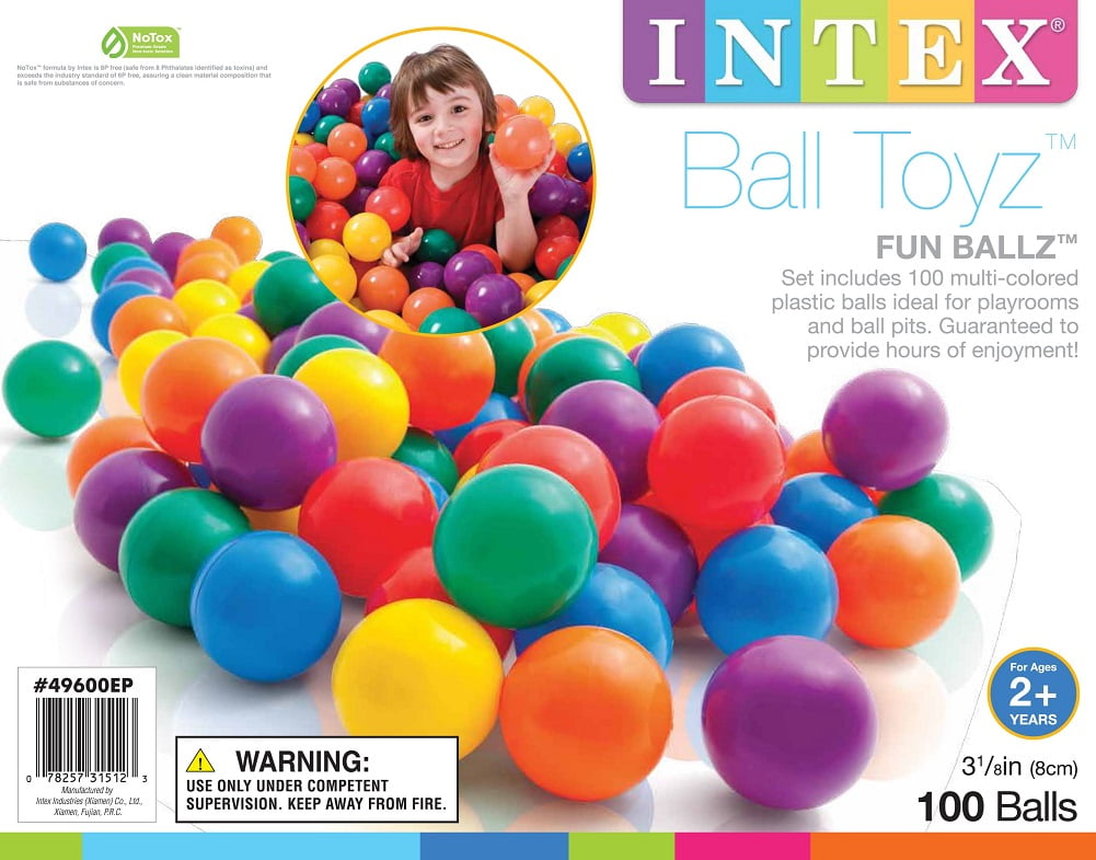 intex plastic balls