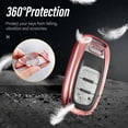 thumbnail image 4 of for Audi Key Fob Cover with Carbon Fiber Belt Keychain, Stylish Soft TPU Key Case for Audi A3-A8 Q5 Q8 R8 RS4-RS7 S4-S8 SQ5 Series Smart Key, 4 of 8