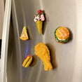 thumbnail image 5 of Wrapables 3D Resin Fridge Magnets, Food Simulation, Succulents, Famous Faces Refrigerator Magnets for Kitchen (Set of 5), Fast Food, 5 of 7