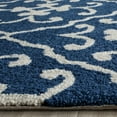 thumbnail image 2 of SAFAVIEH Four Seasons Jillean Floral Polyester Area Rug, Navy/Ivory, 5' x 8', 2 of 5