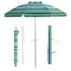 thumbnail image 1 of Sombrilla de playa Portátil Costway Inclinación Regulable Azul y Verde 198 x 213 cm, 1 of 10